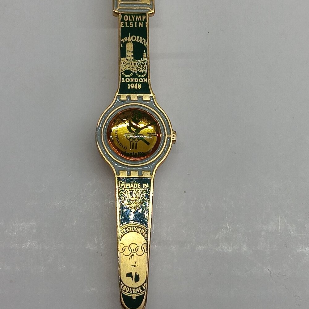 Vintage (1996) SWATCH "London 1948" Olympics Pin Badge